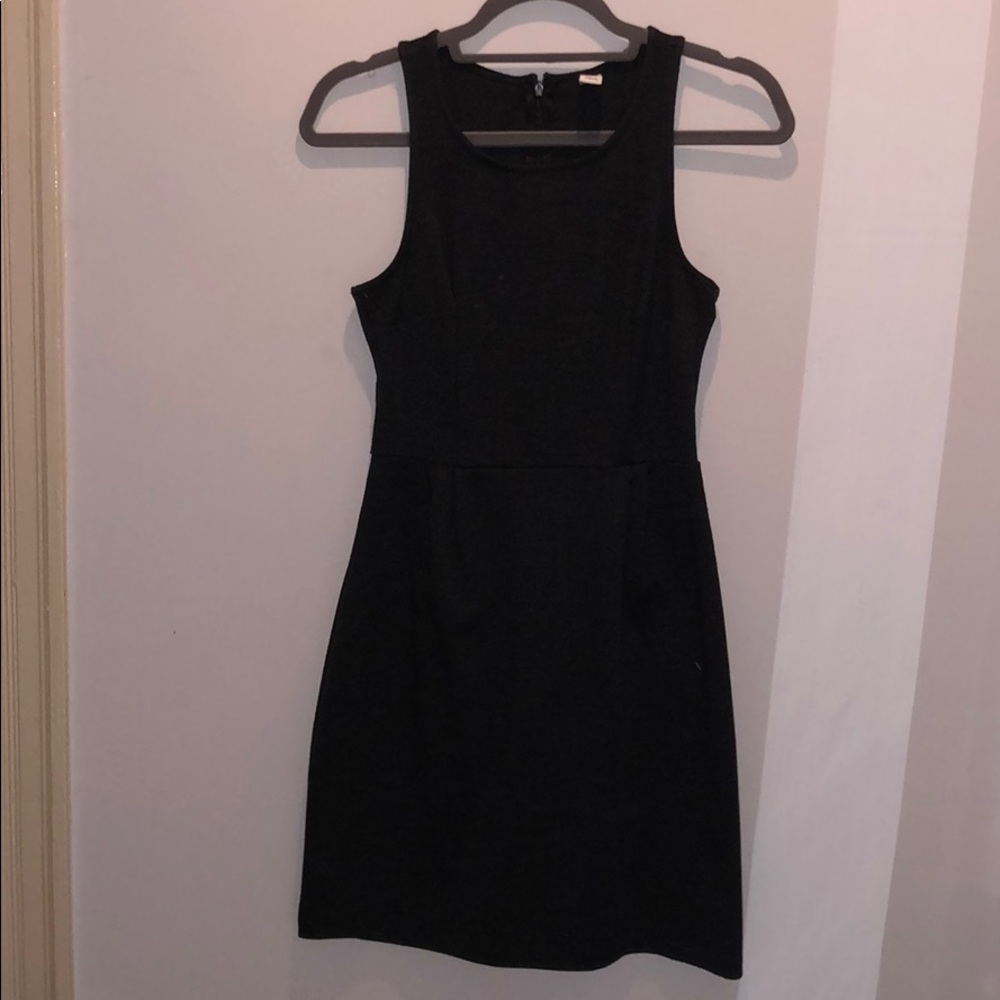 Dark Gray Work Dress
